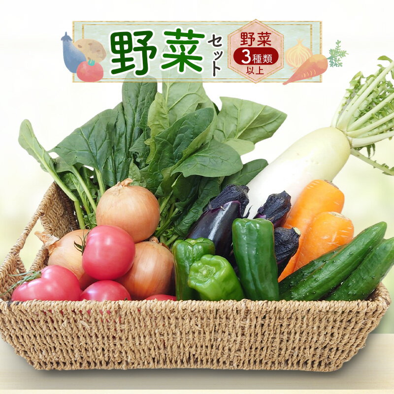 【ふるさと納税】野菜セット 野菜3種類以上 野菜 季節の野菜 セット 産地直送 新鮮 野菜農家 季節 詰め合わせ 産直 国産 お楽しみ おまかせセット 千葉市