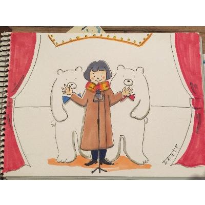ふるさと納税 精華町 オリジナル似顔絵イラスト(1人用) |  | 01