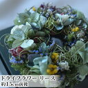 【ふるさと納税】こだわりを紡いだドライフラワー リース（小）　【 インテリア 雑貨 壁掛け 植物 お花 おしゃれ 玄関 リビング ドア 店舗 お店 飾り お花のリース 】