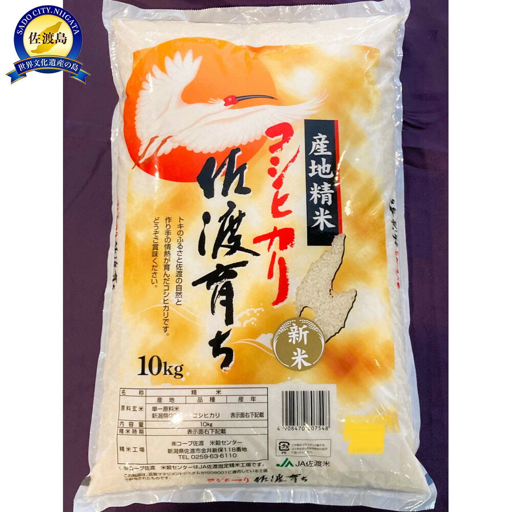 【ふるさと納税】「令和7年産」佐渡育ち　10kg | お米 こめ 白米 食品 人気 おすすめ 送料無料