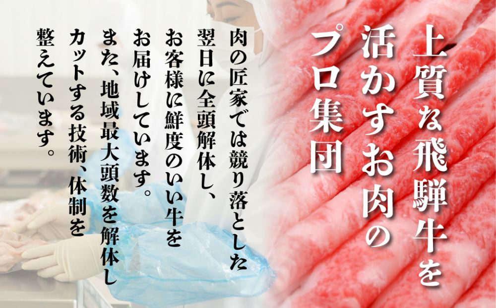 A5 飛騨牛 ステーキ 500g 合計4枚 ( ランプステーキ 100g×3枚 / サーロインステーキ 200g ) ≪冷凍≫ 化粧箱入 黒毛和牛 肉 飛騨高山 肉の匠家 c509