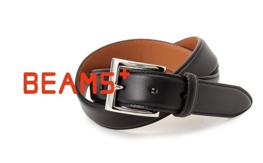 
                  【BEAMS PLUS】カウレザーベルト〈ブラック〉| 牛革 レザー 紳士 男性 ベルト キップレザー シンプル 丈夫 黒 ギフト 贈答 贈り物
                