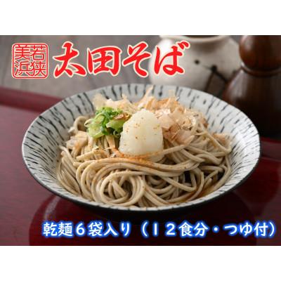 ふるさと納税 美浜町 【若狭美浜】太田そばセット(6袋入り・つゆ付)