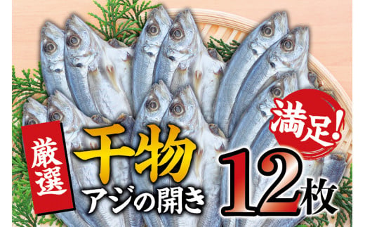 干物セット 満足の内容量！アジの開き12枚セット ／ アジ あじ 干物 ひもの 詰め合わせ 干物