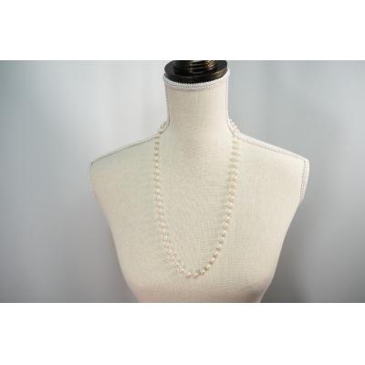 ふるさと納税 甲府市 K18 あこや真珠 シャンク巻きロングネックレス　JN481-2 |  | 02