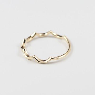 ふるさと納税 山梨県 【山梨県】【ジュエリー】K10 nami/ナミ リング 3号 |  | 02