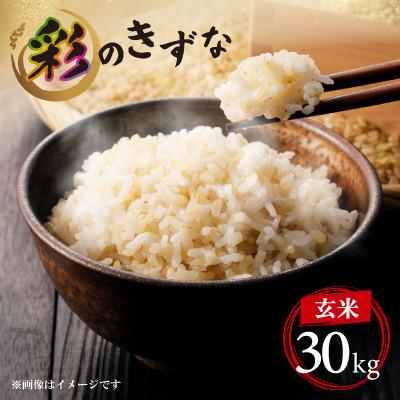 ふるさと納税 久喜市 令和7年度産 埼玉県のブランド米 彩のきずな玄米　約30kg