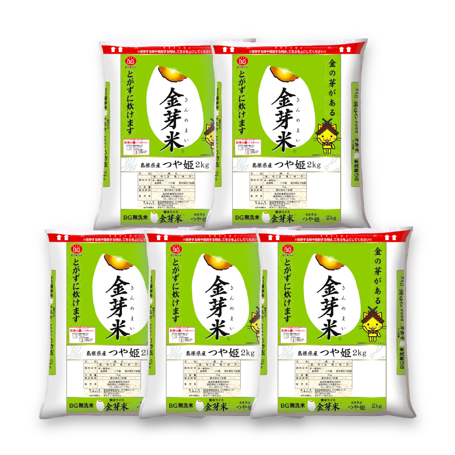 金芽米つや姫2kg×5