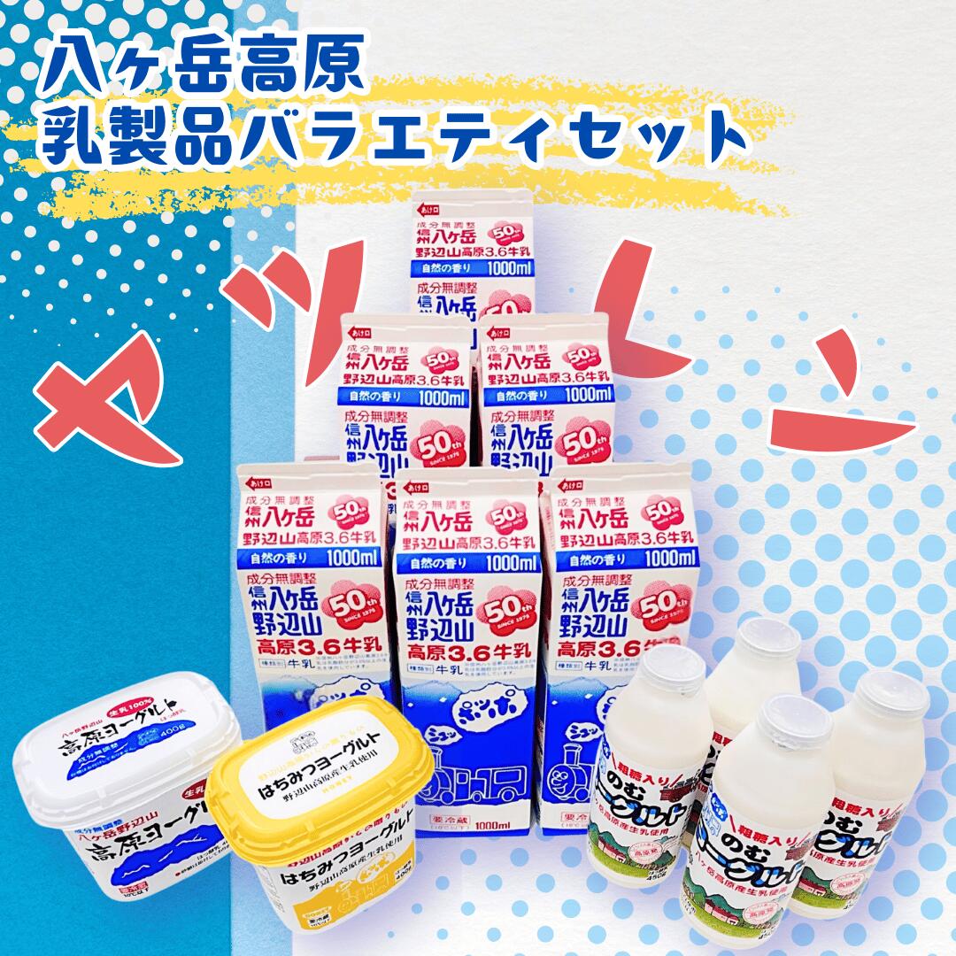 【ふるさと納税】ヤツレン 八ヶ岳高原 乳製品バラエティセット［ME-101］