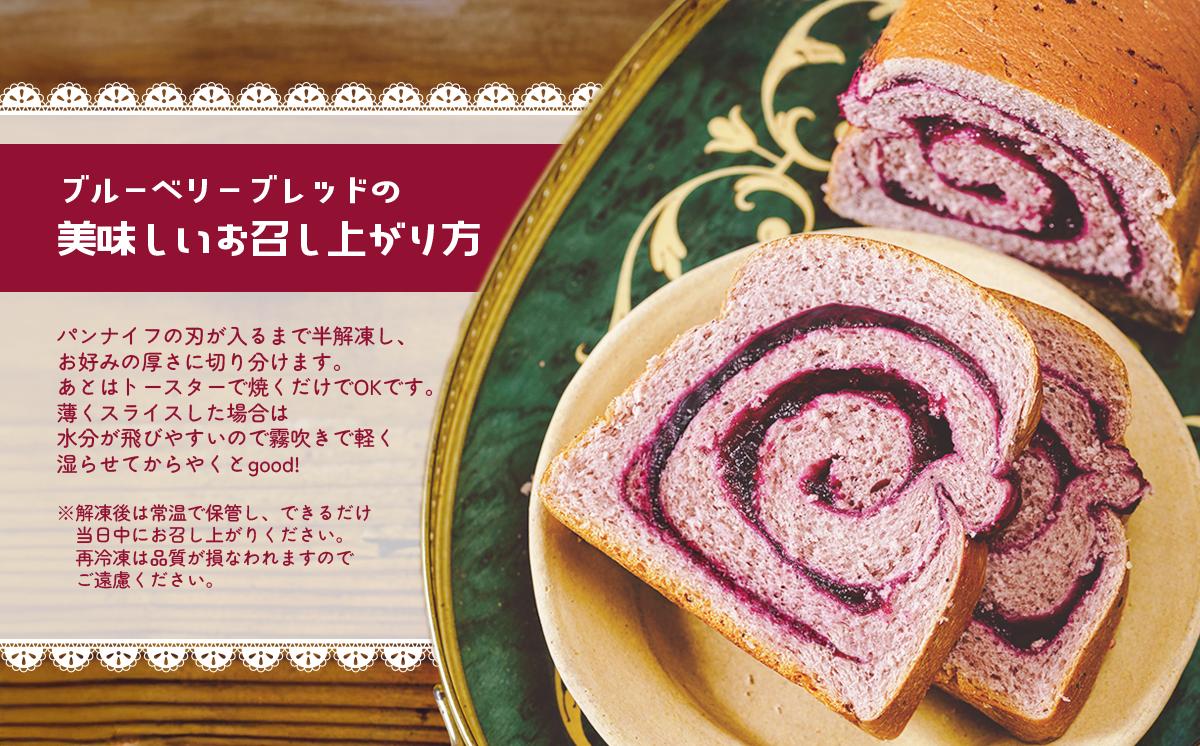 【12ヵ月定期便】ペニーレインのブルーベリーブレッド3本セット【 パン 冷凍 人気 菓子パン パン屋 茨城県 つくば市 ブルーベリー ブルーベリージャム ブルーベリーソース 冷凍パン お取り寄せ おや