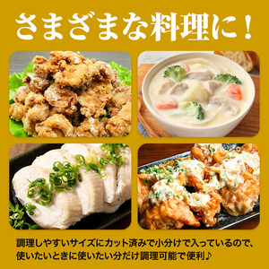 【3ヶ月定期便】 九州産若鶏もも肉（310g×6袋）・むね肉（600g×3袋）セット  鶏肉 お肉 モモ肉 もも肉 ムネ肉 むね肉 2種類 小分け 冷凍 九州産 国産 熊本県 菊池市 送料無料《お申込