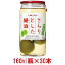 【ふるさと納税】チョーヤ The CHOYA さらりとした梅酒(梅の実入り) 160ml×30本 | 和歌山県 和歌山 上富田 支援 支援品 楽天ふるさと 納税 酒 お酒 アルコール飲料 梅酒 うめ 故郷納税 梅 チョーヤ梅酒 晩酌 リキュール 返礼品 お礼の品 飲料 梅酒の梅 ウメ セット 飲み物