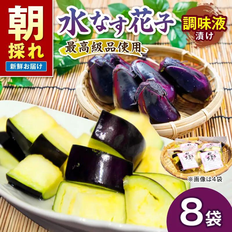 泉南銘産 水なす調味液漬け 水なす花子 8袋【042D-018】