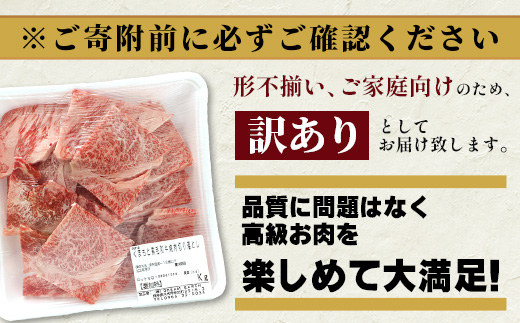 【訳あり】くまもと 黒毛和牛 焼肉 切り落とし 【600g】  本場 熊本県 黒毛 和牛 ブランド 牛 肉 焼き肉 やきにく 上質 くまもと 訳アリ 113-0504