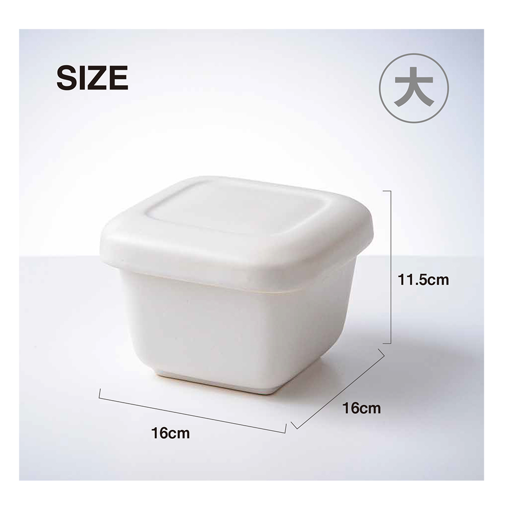 【萬古焼（ばんこやき）】角型おひつ器 黒釉（大）ばんこの里会館│おひつ ごはん ご飯 陶器 冷蔵庫 レンジ 保温  2合 三重県 四日市市 四日市 四日市市ふるさと納税_イメージ4