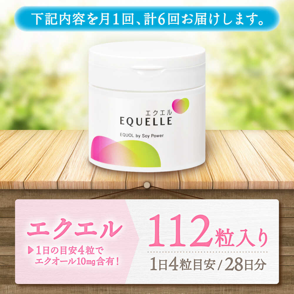 【全6回定期便】　エクエル 112粒（28日分目安）エクオール含有食品 大塚製薬株式会社/吉野ヶ里町 [FDT003]