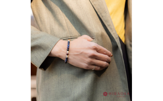 富と収入UPパワーストーンブレスレット(金運03)･6mm玉 (16.8cm)  16.8cm