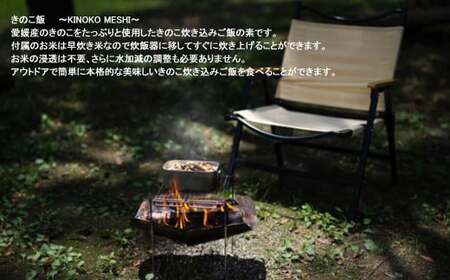 メスティンで炊ける キャンプ飯 本格きのこ炊き込みご飯 KINOKO MESHI 1合用×5食 セット アウトドア キャンプ