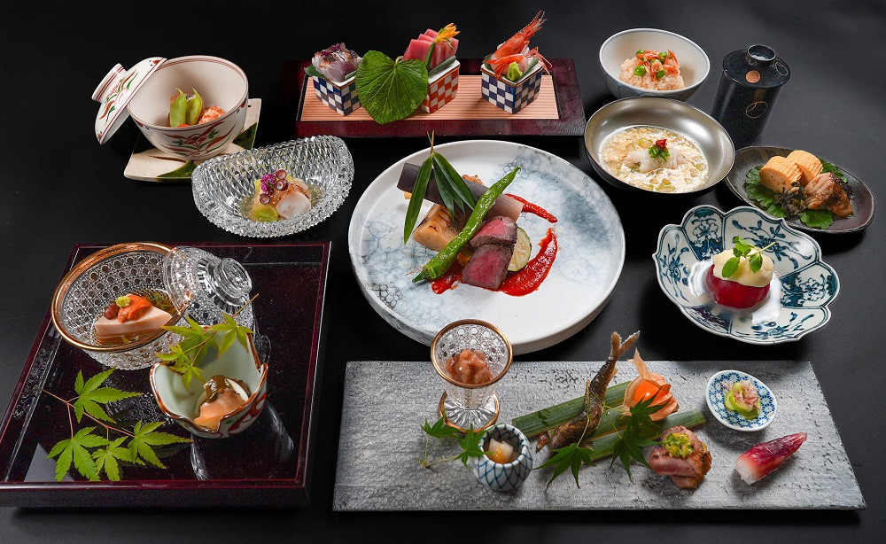 【四条河原町温泉 空庭テラス京都 別邸/京懐石 東山 】レストランペアチケット(ディナー・1ドリンク付)｜京都 ラグジュアリー 人気ホテル 食事券［ 京懐石 和食 コース料理 2名様分 美食 グルメ 