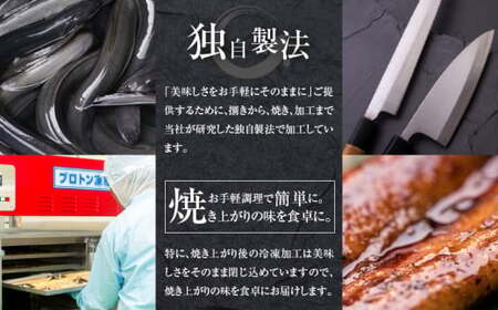 国産うなぎ蒲焼き特大サイズ(181～215g)・きざみ・肝焼きセット