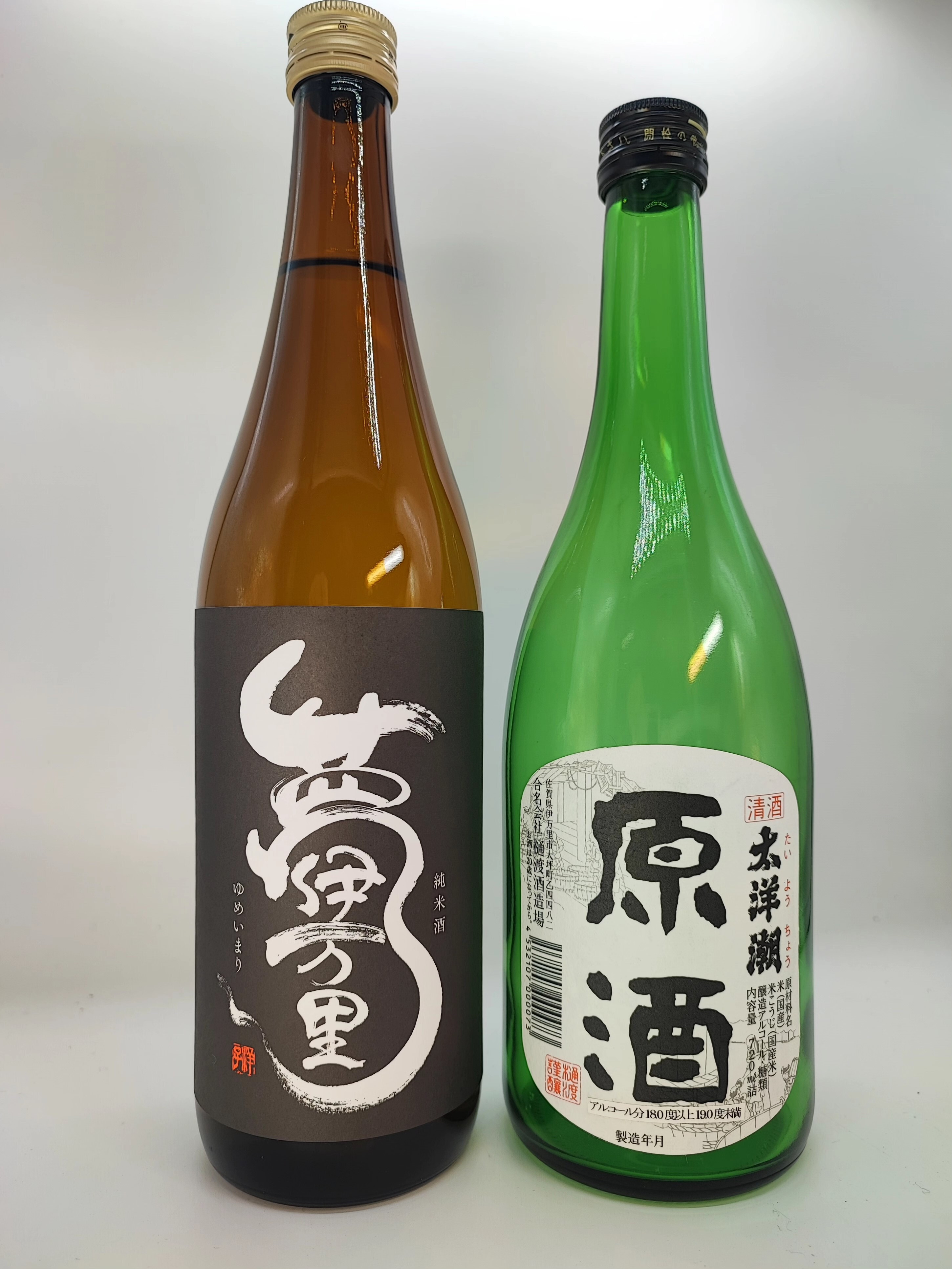 
夢伊万里純米酒・太洋潮原酒・各1本（720ml×2本入） D289
