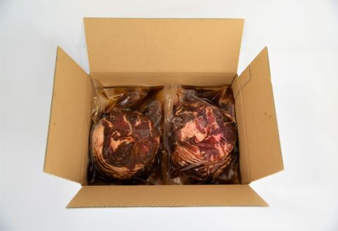 かじたの特製 味付けラムジンギスカン(420g×2P)[11-820]