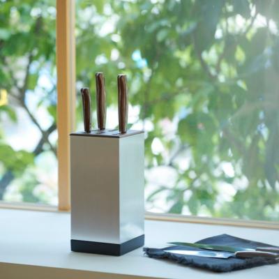 ふるさと納税 関市 【和NAGOMI】『特製包丁スタンド』包丁立て「包丁:5本 鋏:1本 収納可」縦・横:11.5cm |  | 03