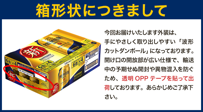 12ヶ月定期便  プレミアムモルツ 九州熊本産 月2箱(24本×2箱) 12ヶ月コース(計24箱) 《お申込み月の翌月から出荷開始》プレモル (350ml×24本)×12ヶ月 サントリービール_イメー