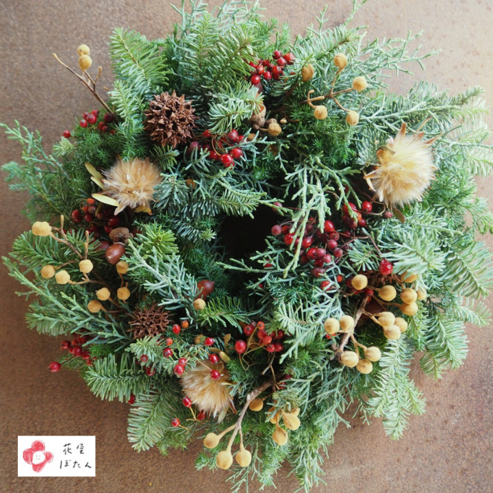 
                  クリスマスリースΦ28cm
                