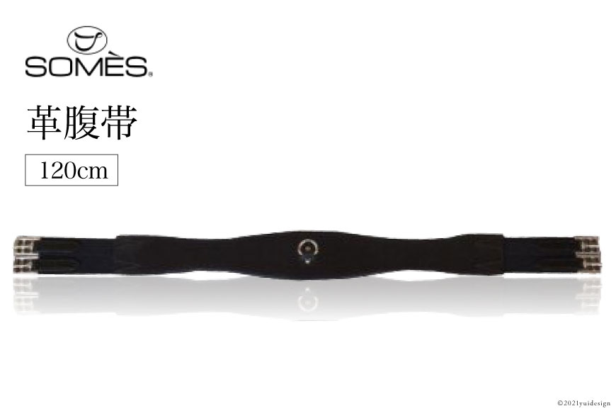 SOMES　Reiz　革腹帯（120cm）（ブラック） [ソメスサドル 北海道 砂川市 12261119]