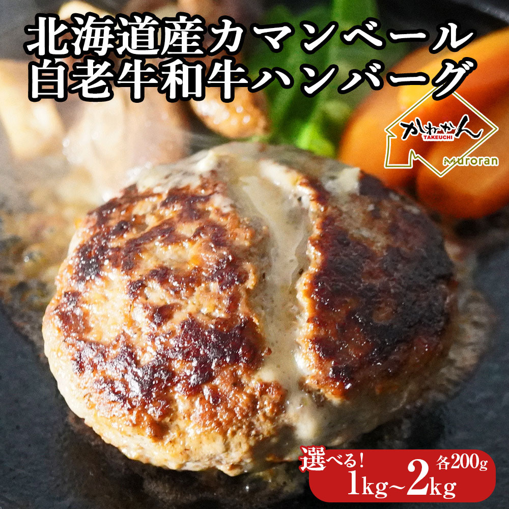 【ふるさと納税】道産和牛カマンベールチーズハンバーグ 選べる 5個 or 10個（200g/個）【ふるさと納税 人気 おすすめ ランキング 北海道産 和牛 ダブルチーズ Wチーズ ハンバーグ 肉 肉厚 チーズ カマンベール デミグラス セット 詰合せ 北海道 室蘭市 送料無料】 MROA049