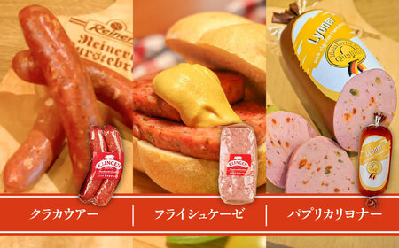 マイスター直伝手作りソーセージ Jセット 9種 ウインナー ハム ソーセージ 岐阜市/ドイツデリカテッセン　クリンゲン[ANBQ010]