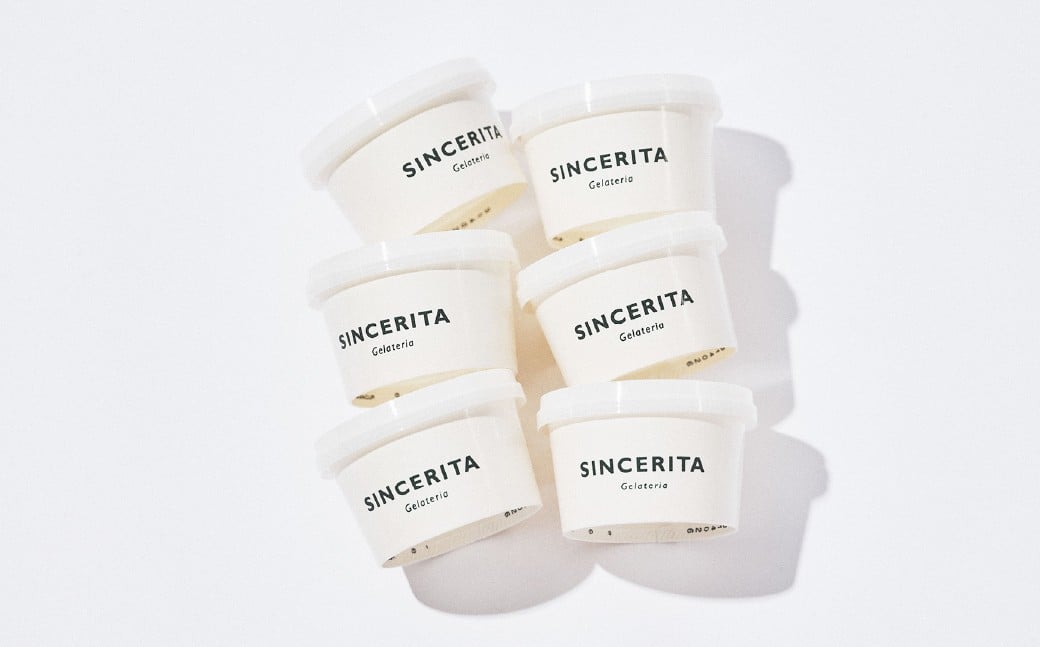 当店自慢のジェラート4種＋季節のおまかせジェラート2種