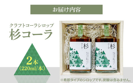 日田杉の香りがする！不思議で美味しい癒しのクラフトコーラシロップ！杉コーラ（2本セット） 日田市/株式会社インパクト スパイス 炭酸 シロップ[ARDA011]