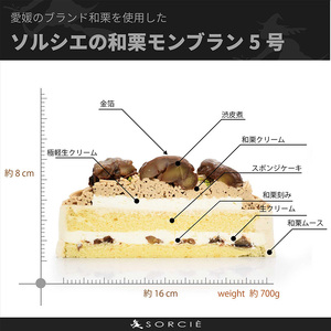 【着日指定可】和栗モンブランケーキ 5号【直径16cm：4～6人分】 | 着日指定 誕生日 モンブラン モンブラン モンブラン モンブラン モンブラン【IT0011】