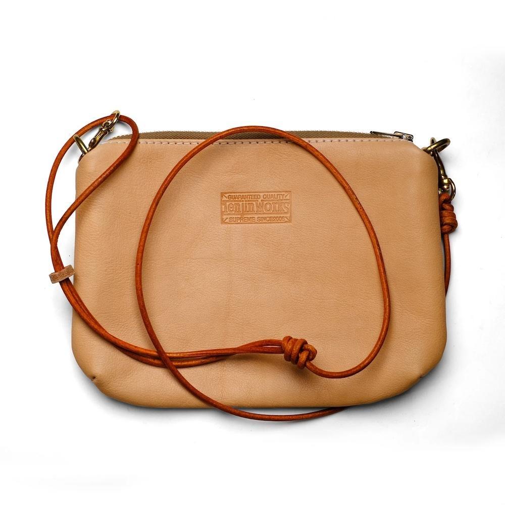 天神ワークス レザーサコッシュSP05 【TAN】【かばん ファッション 人気 おすすめ 】