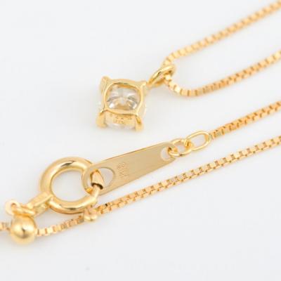 ふるさと納税 甲府市 K18 Dカラー 大粒 0.2ct 4本爪 ダイヤ ネックレス BPN-04020K |  | 01