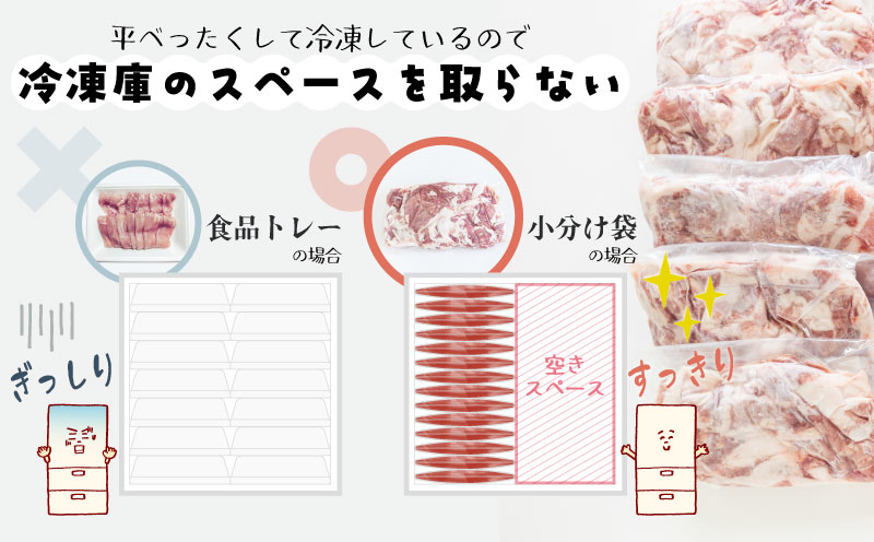 【定期便6回プラン】訳ありでも絶品！富士湧水ポーク 切り落とし2.1kg |  肉　豚肉　豚　ポーク　湧水ポーク　豚こま　豚小間