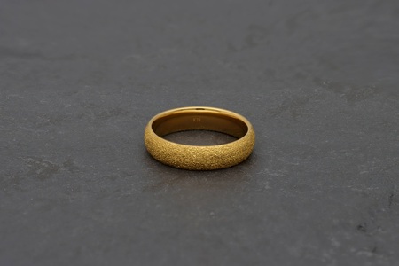 純金（24金）鍛造リング　スターダスト幅5.0ｍｍ　9000377813
