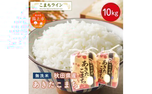 《新米先行予約》 新米 無洗米 あきたこまち 10kg 米 一等米 返礼品 こめ コメ 5キロ ふっくら 甘い 人気 おすすめ グルメ 故郷 ふるさと 納税 秋田 潟上市 一人暮らし 【こまちライン】