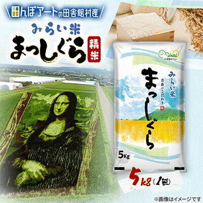 【ふるさと納税】【田んぼアートの村からお届け】みらい米 まっしぐら 精米 5kg【1743386】