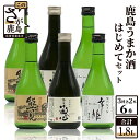 鹿島 うまか酒 はじめてセット 各300ml×6本 ミニサイズ 詰め合わせ 『幸姫 特別純米』『肥前蔵心 特別純米』『能古見 特別純米』 お酒 酒 アルコール ギフト 贈答 九州 日本酒 飲み比べ 佐賀県 鹿島市 送料無料