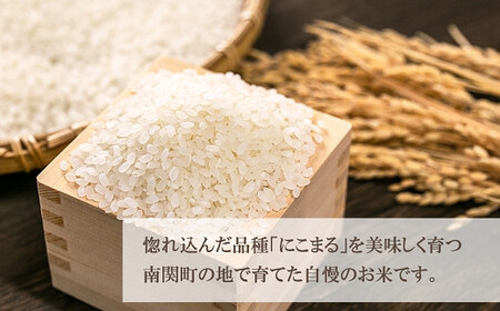 【令和7年産】原農場 にこまる 白米 10kg 精米 熊本県 南関町産 品質そのまま 単一原料米 農家直送 数量限定 コメ