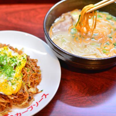 ふるさと納税 三次市 唐麺の焼そば・ラーメンセット