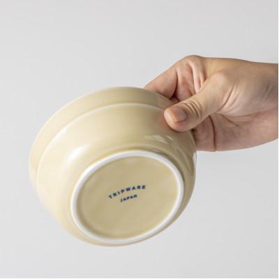 ふるさと納税 瑞浪市 【美濃焼・tripware】グッドデザイン賞受賞 ボウル・フタ130　2色セット |  | 02