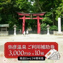 【ふるさと納税】弥彦温泉ご利用補助券　3,000円分【10枚】【1296027】