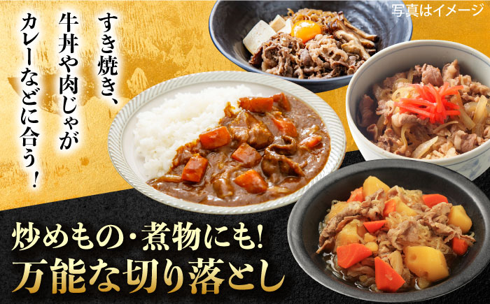 【小分けがうれしい！】牧場直営店の黒毛和牛の切り落とし 1200g（400g×3パック） 【川崎畜産】[IAX003]