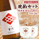 【ふるさと納税】小樽の地酒 晩酌セット (720ml×1本・きき猪口×2個) | 地酒 日本酒 純米酒 米 ぐい呑み おちょこ セット お猪口 小樽市 北海道 送料無料