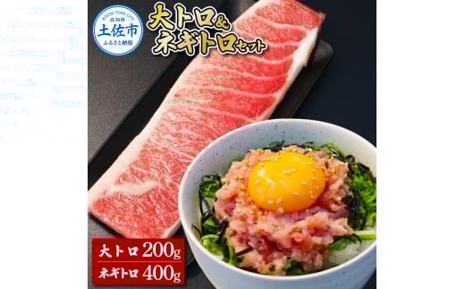 本マグロ 本鮪 大トロ200g ネギトロ400g(200g×2) ねぎとろ マグロ まぐろ 大とろ 本まぐろ 天然 刺身 刺し身 魚 海鮮 魚介 海鮮丼 ネギトロ丼 お寿司 おかず おつまみ 惣菜 簡単 時短
