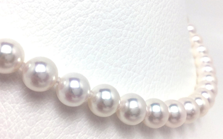 老舗の真珠専門店・オーロラ天女鑑別書付きアコヤ真珠 ネックレス ・ イヤリング セット7.5～8.0ミリ / 伊勢志摩 志摩 三重県 真珠 パール あこや アクセサリーネックレス イヤリング ピアス 